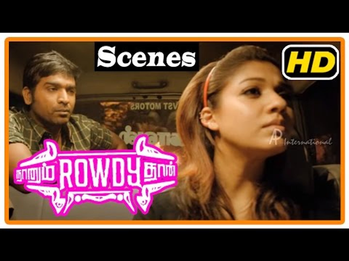 Naanum Rowdy Dhaan Movie Scenes Nayantara intro Vijay