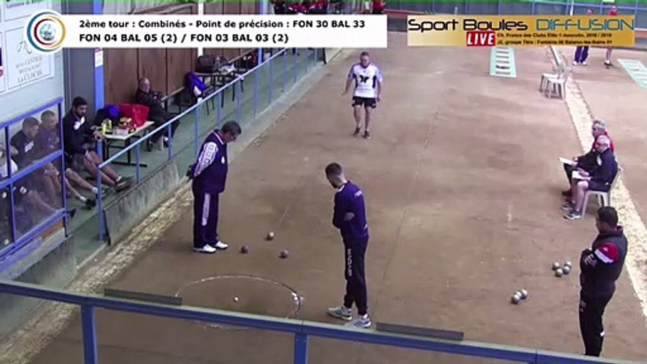 Lucho (Luc Ayral) est arrivé ! lors du match Fontaine contre Balaruc-les-Bains, janvier 2019