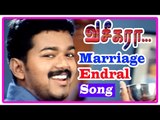 Vaseegara Tamil Movie | Scenes | Vijay suggests ideas for Sneha's marriage | Marriage Endral Song