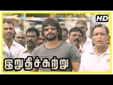 Irudhi Suttru Tamil Movie | Scenes | Ritika and Mumtaz intro | Madhavan recollects his past | Nasser