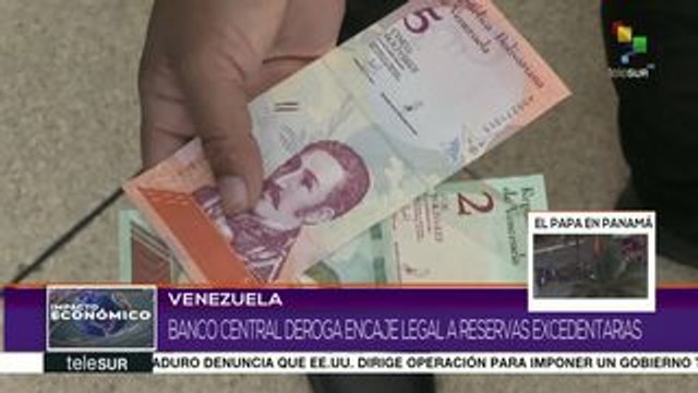 Venezuela: BCV deroga encaje legal a reservas excedentarias