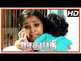 Sethupathi Tamil Movie | Scenes | Vijay Sethupathi saves his family from Vivek Prasanna | Remya