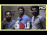 Kirumi Tamil Movie | Scenes | Boxer Dheena has doubt on Kathir |  Kathir escapes from goons