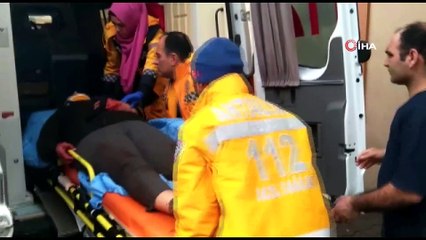 Hortum nedeniyle dereye sürüklenen araçtaki genç kız kaybolma anları kamerada