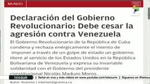 Cuba condena nueva agresión contra Venezuela