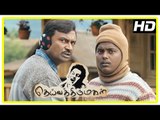 Deiva Thirumagal Tamil movie | scenes | M S Bhaskar misunderstands Vikram and Surekha | Pandi