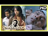 Deiva Thirumagal Tamil movie | scenes | Anushka admits Vikram in hospital | Santhanam