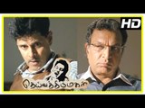 Deiva Thirumagal Tamil movie | scenes | Vikram missing | Nassar produces Vikram in court | Anushka