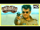 Mankatha Tamil Movie Scenes | Ajith Intro | Ajith fights police to save Aravind Akash | Thala 50