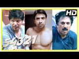 54321 Tamil movie scenes | Jayakumar decides to help Aarvin | Shabeer beats Ravi Raghavendra