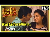 Sangili Bungili Kadhava Thorae Scenes | Kattaduraikku Song | Raadhika leaves Jiiva | Sridivya