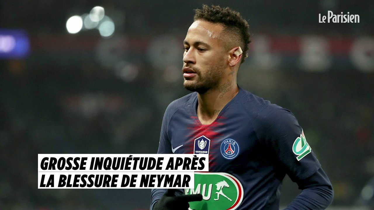 Neymar : sa blessure au pied droit inquiète le PSG