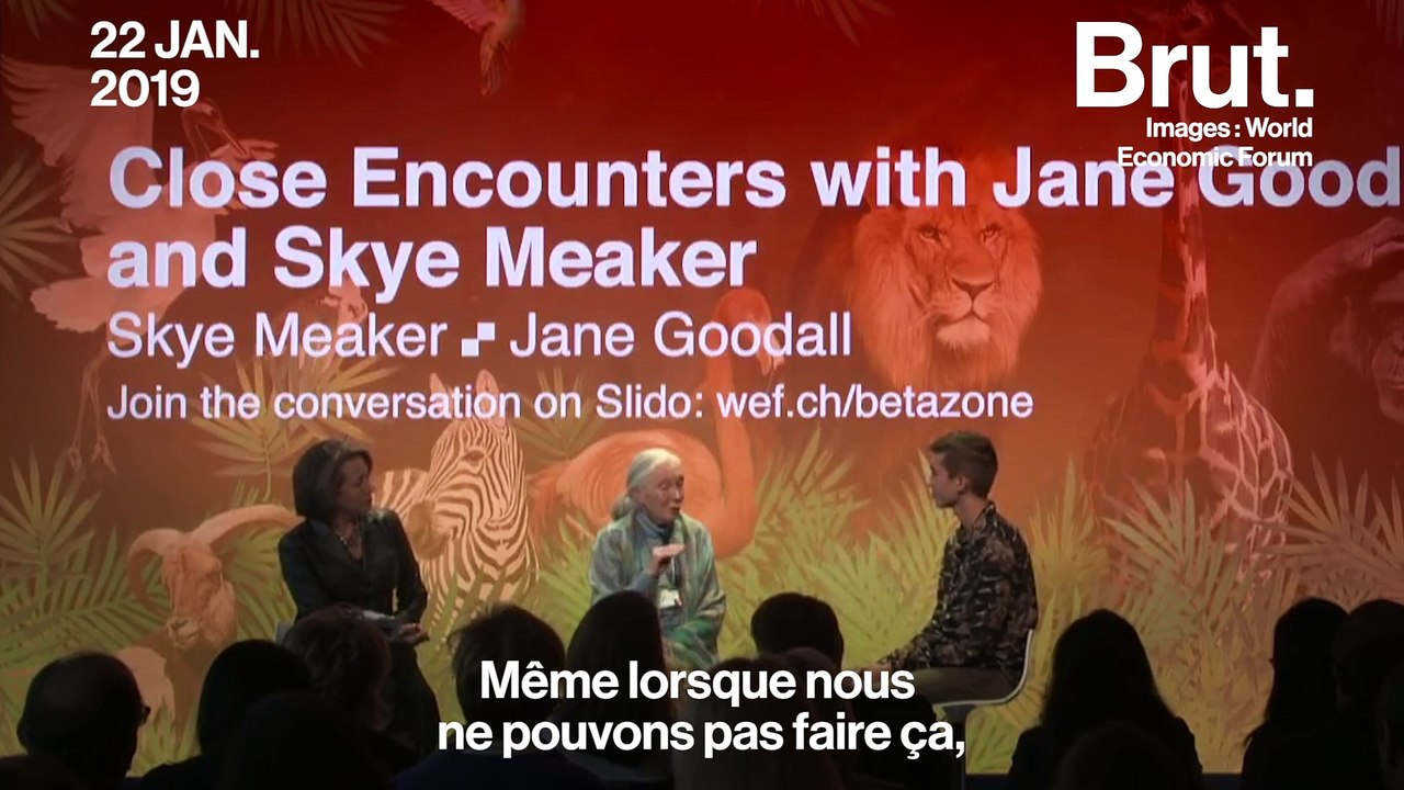 Le discours de Jane Goodall à Davos