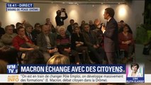 Emmanuel Macron se défend en débat citoyen: 