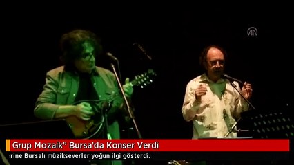 Grup Mozaik" Bursa'da Konser Verdi