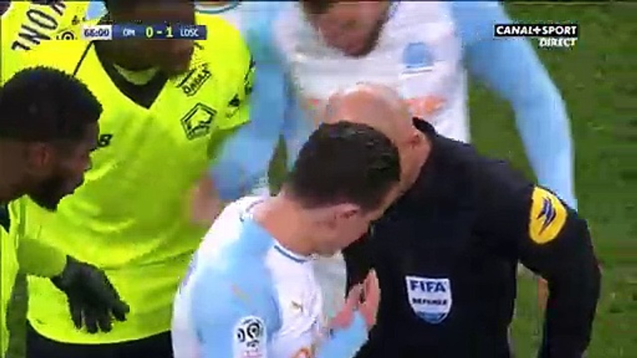 Florian Thauvin red card vs Lille!