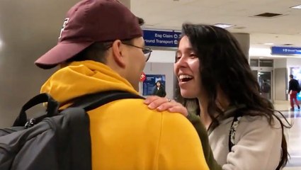 Cutest Moment Online Couple Meets In Person
