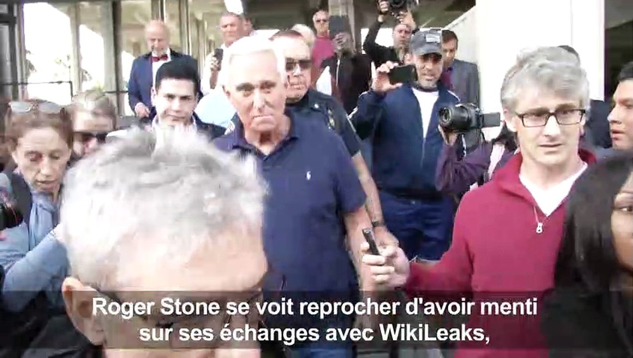 USA: Roger Stone dit qu'il plaidera "non coupable"