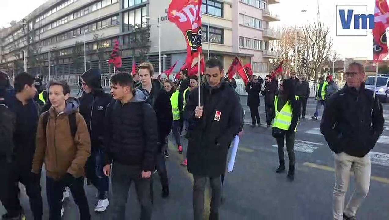 Manifestation des lycéens à Toulon