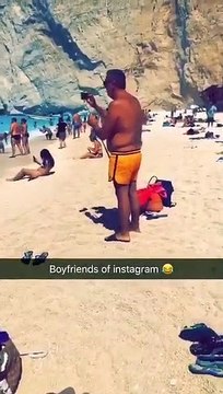 Instagram : poses photos sur la plage pour tous ces couples touristes !