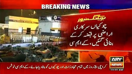 کراچی: ٹریفک پولیس کی چوکیاں بھی تجاوزات میں شامل