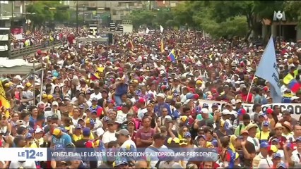 Venezuela : Juan Guaido, leader de l'opposition, s'autoproclame Président