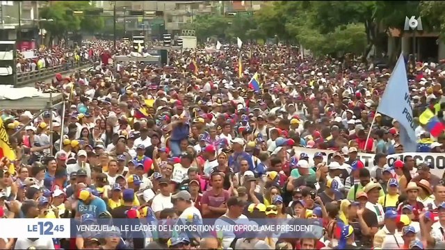 Venezuela : Juan Guaido, leader de l'opposition, s'autoproclame Président