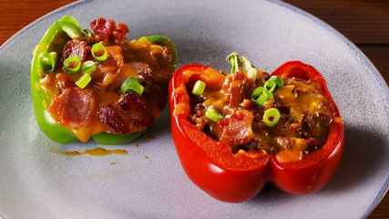 Keto Stuffed Peppers Couldn't Be More Satisfying