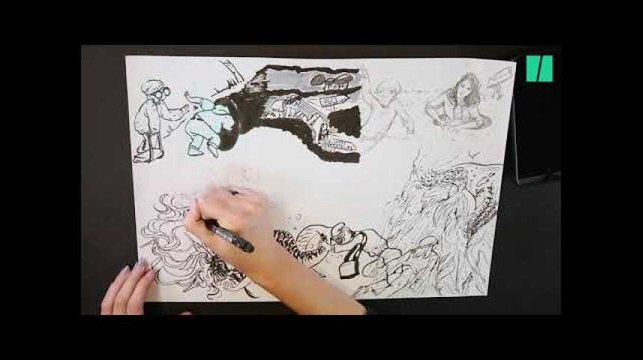 Festival d'Angoulême: les dessinateurs du Cesan se prêtent au jeu du cadavre exquis