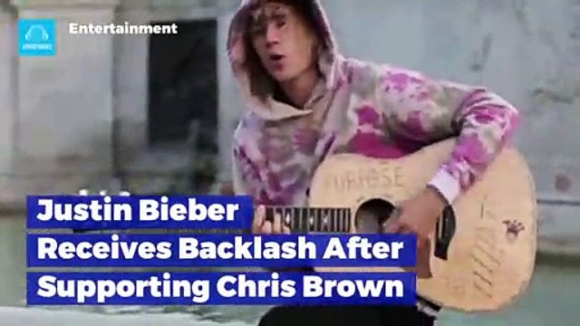 Justin Bieber Receives Backlash After Supporting Chris Brown