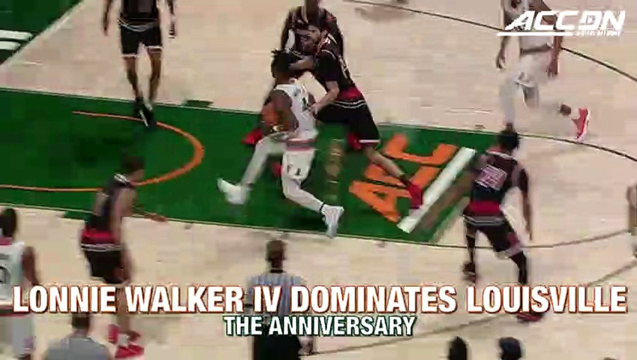 Miami's Lonnie Walker IV Dominates Louisville | The Anniversary