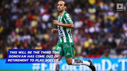 Landon Donovan Returns to Soccer With Arena League's San Diego Sockers