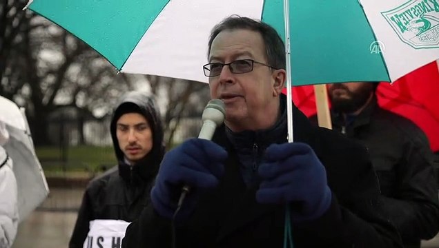 Beyaz saray önünde Nicolas Maduro'ya destek gösterisi - WASHİGTON