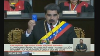 Maduro está "de acuerdo" con propuesta de México y Uruguay para nuevo diálogo