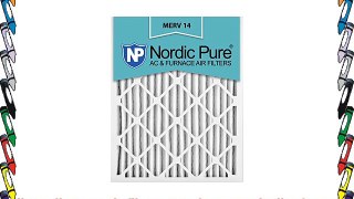 Nordic Pure 16x25x2 MERV 14 Pleated AC Furnace Air Filters 16x25x2 3