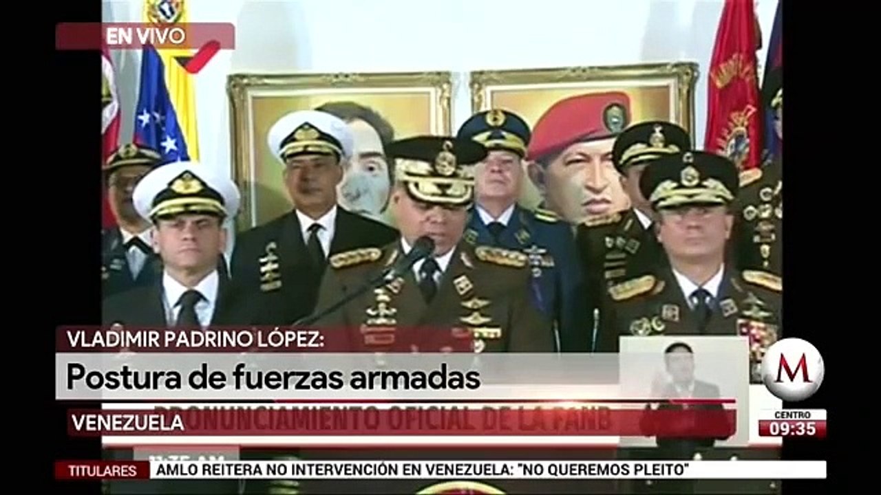 Mensaje de Ministro de Defensa de Venezuela