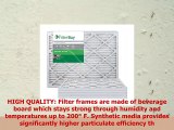 FilterBuy 14x30x1 MERV 8 Pleated AC Furnace Air Filter Pack of 6 Filters 14x30x1