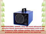 Clevr Professional Grade Commercial Ozone Generator Air Ionizer Sterilizer with UV Light
