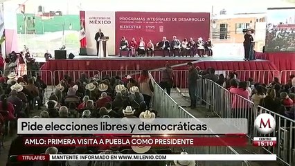 AMLO pide a Fiscalia General cuidar eleccion en Puebla