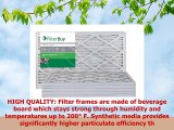 FilterBuy 16x20x1 MERV 8 Pleated AC Furnace Air Filter Pack of 6 Filters 16x20x1