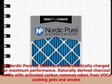 Nordic Pure 14x14x1 MERV 7 Plus Carbon AC Furnace Air Filters Qty 6