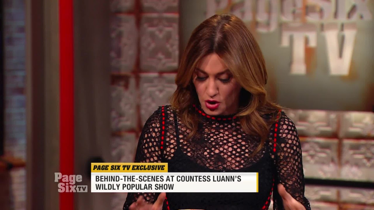 .@EWagmeister chatted with @CountessLuann after her cabaret show to get all the deets on #RHONY! Tune in to #PageSixTV!