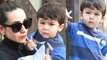 Taimur Ali Khan enjoys Day out with Karishma Kapoor ; Check out here| FilmiBeat