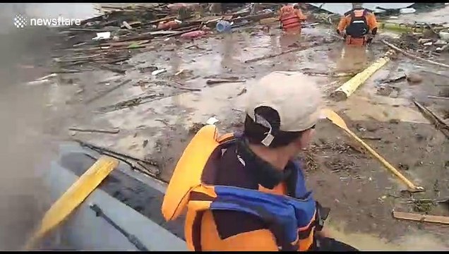 Search and rescue efforts underway in the wake of deadly Indonesia floods