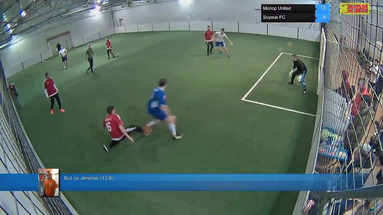 But de Jérémie  (13-8) - Monop United Vs Soyeux FC - 24/01/19 20:00 - LIGUE 4 - Poitiers Game Parc