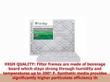 FilterBuy 14x30x1 MERV 8 Pleated AC Furnace Air Filter Pack of 4 Filters 14x30x1