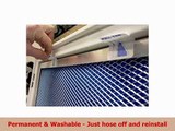 12x24x1 Electrostatic Washable Permanent AC Furnace Air Filter  Reusable  Silver Frame