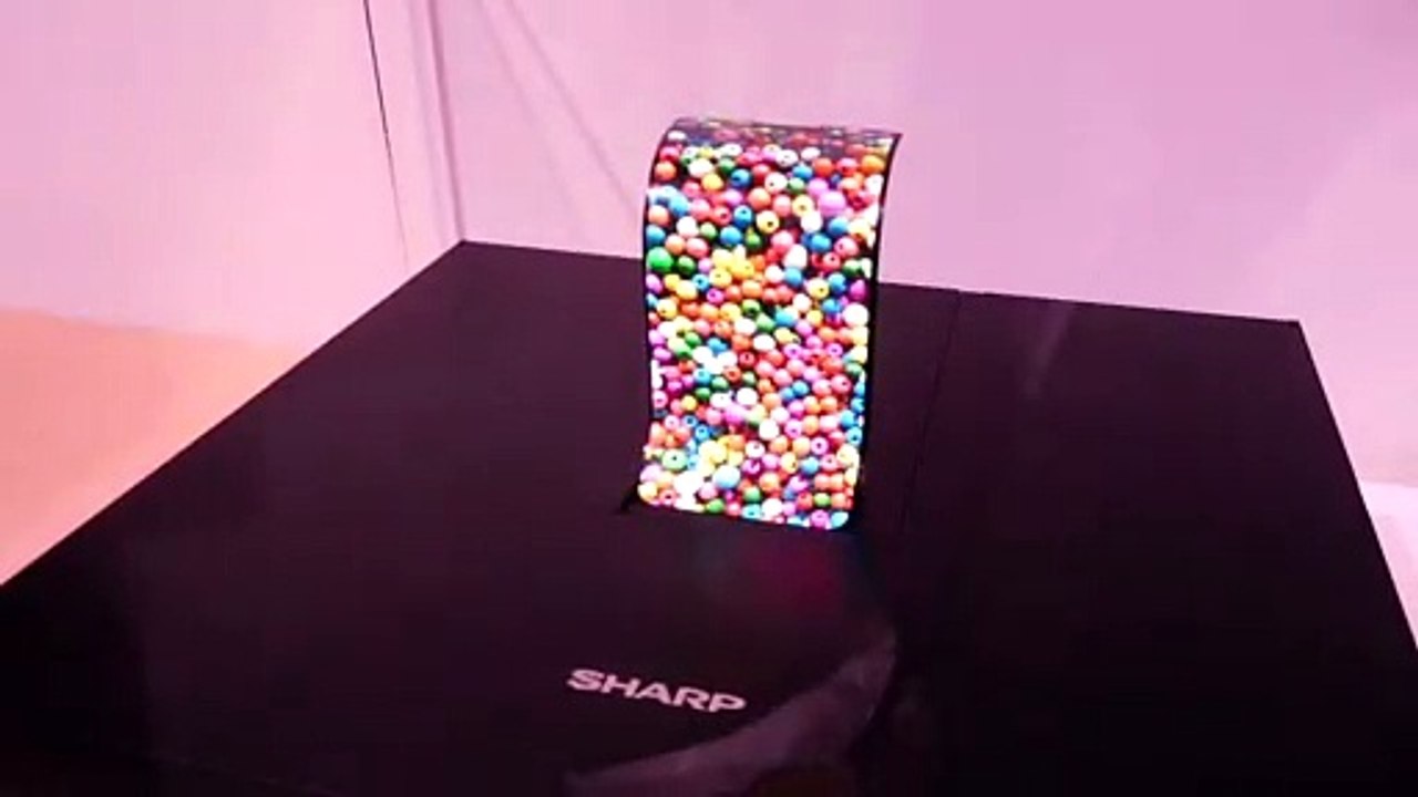Sharp Curved Screen CES 2019