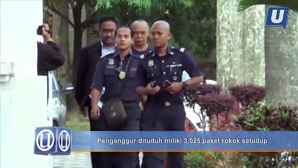 Penganggur dituduh miliki 3,025 paket rokok seludup