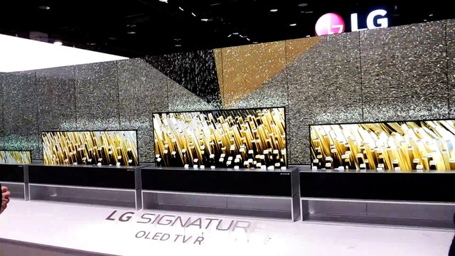 LG Foldable Signature OLED TV CES 2019